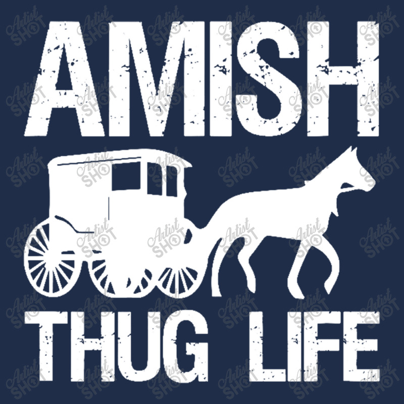 Amish Thug With Horse & Buggy Gangster Baseball Cap | Artistshot