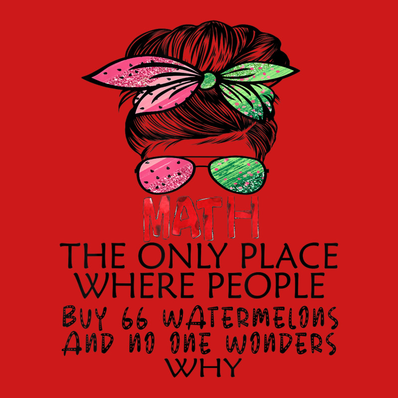 Math Watermelons Mathematics Calculation Numbers Messy Bun Baseball Cap by Skunk | Artistshot