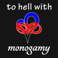 To Hell With Monogamy - Infinite Love Heart Polygamy Flag Mesh Cap | Artistshot