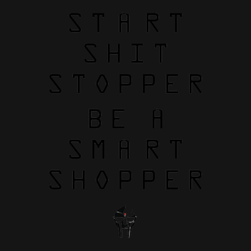 Start Shit Stopper, Be A Smart Shopper   Song Lyrics Mesh Cap | Artistshot