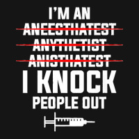 I'm An I Knock People Out For An Anesthesiologist Premium Mesh Cap | Artistshot