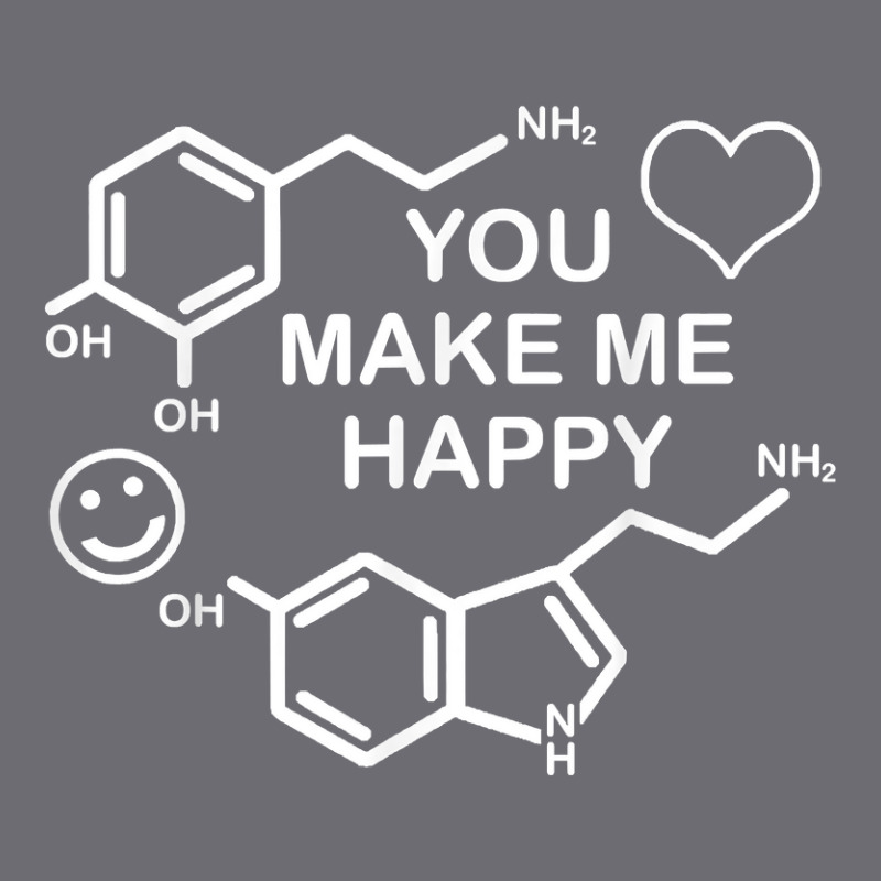 Dopamine Smile Serotonin Heart You Make Me Happy Shirts Mesh cap by Teemoney2 | Artistshot