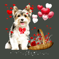 Cute Yorkshire Terrier Balloon Heart Valentine Day Valentine Trucker Cap | Artistshot