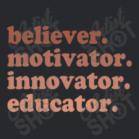 Back To School Believer Motivator Innovator Educator Teacher Trucker Cap | Artistshot