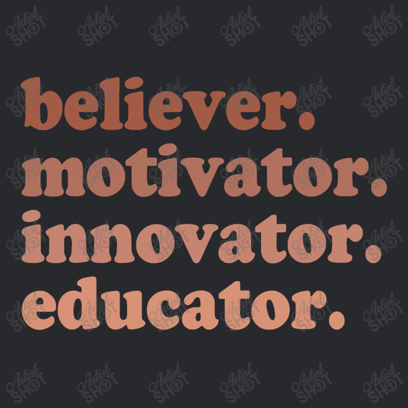 Back To School Believer Motivator Innovator Educator Teacher Trucker Cap by CUSER3772 | Artistshot