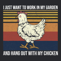 Chicken Chick I Just Want To Work In My Garden And Hang Out Chicken 20 Trucker Cap | Artistshot