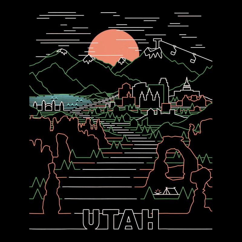 Utah Art  Salt Lake City Ut, Delicate Arch, Bryce, And Zion Camo Snapback | Artistshot