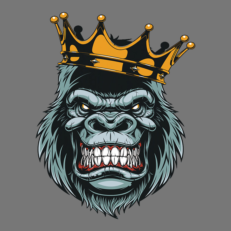 Gorilla King Ferocious Gorilla On With Crown Christmas Gifts Camo Snapback | Artistshot