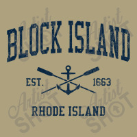 Block Island Ri Vintage Navy Crossed Oars & Boat Anchor Flat Bill Snapback Cap | Artistshot