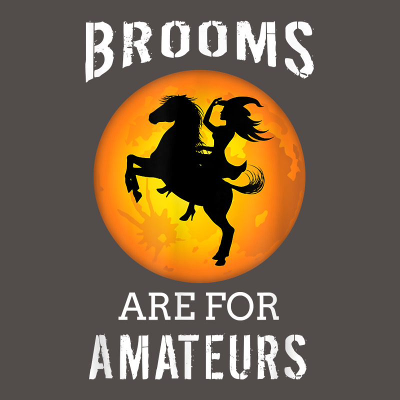 Brooms Are For Amateurs For A Halloween Witch Flat Bill Snapback Cap by SonjaBogenschutz | Artistshot