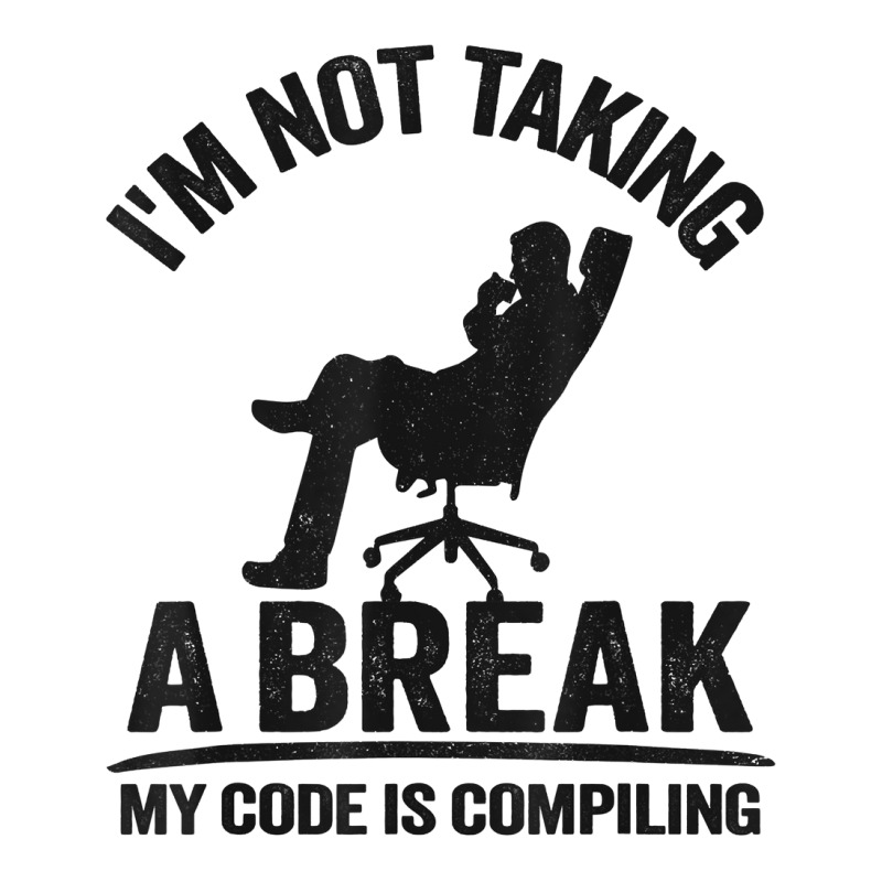 I'm Not Taking A Break My Code Is Compiling Coder Programmer Queen Paper Bag - 16 X 6 X 19 1/4 | Artistshot