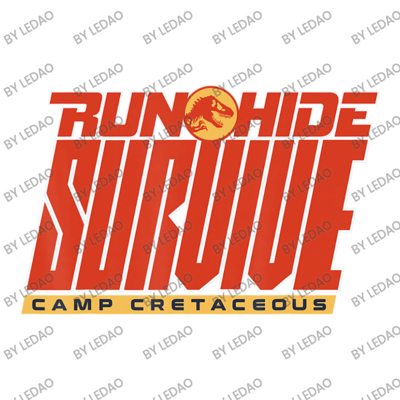 Camp Cretaceous Run Hide Survive Star Paper Bag - 13 X 7 X 13 | Artistshot