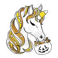 Cute Candy Corn Unicorn Halloween Top Take Out Paper Bag - 14 X 10 X 15 1/2 | Artistshot