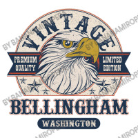 Retro Bald Eagle Bellingham Washington Vintage Limited Edition Traveler Paper Bag -13 X 6 X 15 3/4 | Artistshot