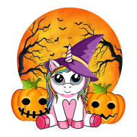 Cute Halloween Girls Witchy Unicorn Halloween Wine Paper Bag - 5 1/2 X 3 1/4 X 13 | Artistshot