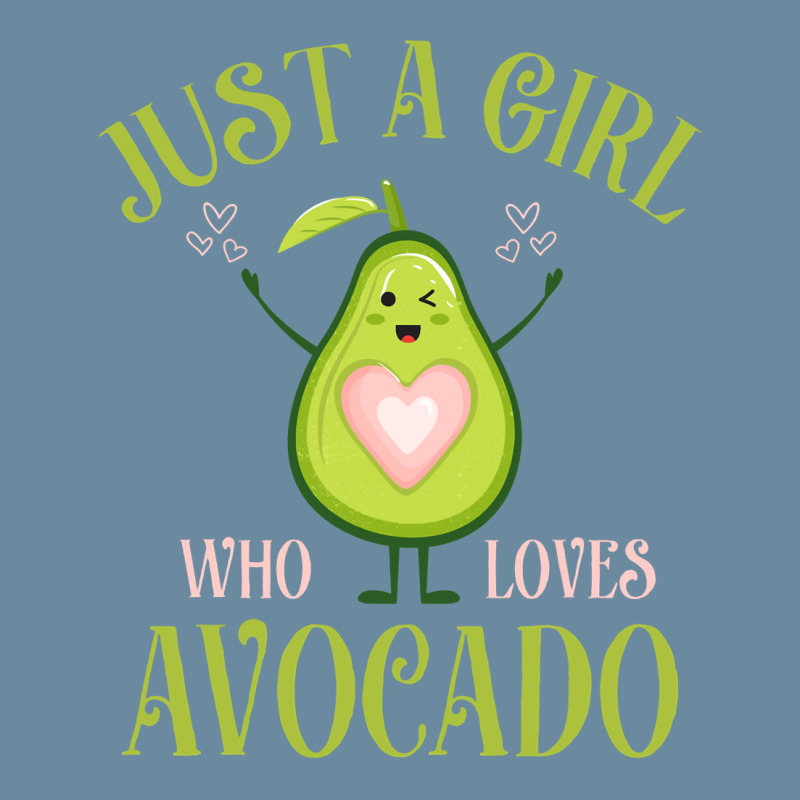 Avocado Fresh Organic Lover Just A Girl Who Loves Avocado Long Sleeve Urban Heavy T-shirt by alanacaro | Artistshot