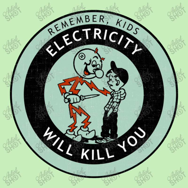 Retro Electricity Public Service Ad 1970   Humor Urban Heavy T-shirt | Artistshot