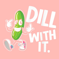 Dill With It Funny Pickle Clothing Vegetarian Pickle Lover T Shirt Urban Heavy T-shirt | Artistshot