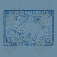 Vintage Greenland Polar Bear Postage Stamp Design Urban Heavy T-shirt | Artistshot