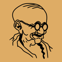 Illustration Of Gandhi Jayanti's Monochrome Vector Face Urban Heavy T-shirt | Artistshot