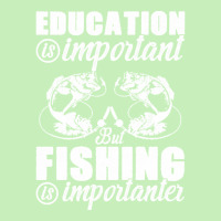 Fishing T  Shirt Education Is Important But Fishing Is Importanter Fis Urban Heavy T-shirt | Artistshot