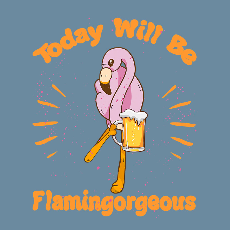 Flamingo Bird Tropical Gorgeous Flamingo Sunglass Drinking Beer Flamin Urban Heavy T-shirt by Jeanette | Artistshot