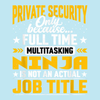 Private Security Job Title   Funny Personal Guard Security T Shirt Urban Heavy T-shirt | Artistshot