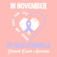 Stomach Cancer Awareness T  Shirt In November We Wear Periwinkle Stoma Urban Pullover Hoodie | Artistshot