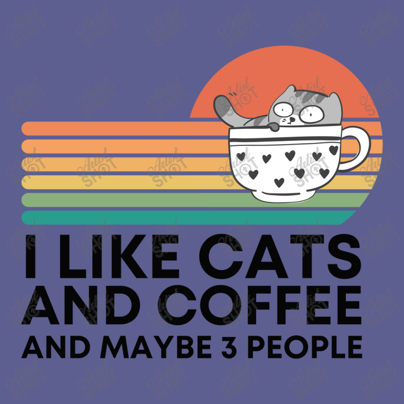 I Like Cats And Coffee And Maybe 3 People Leatherette Tumbler | Artistshot