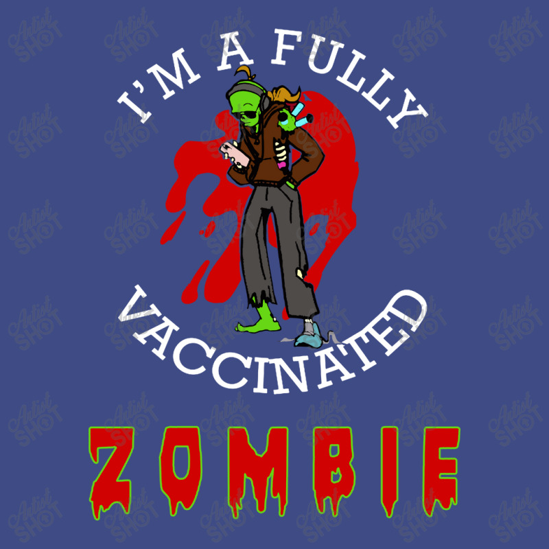 Funny Halloween Iam A Fully Vaccinated Zombie Adjustable Baseball Cap by Camaro | Artistshot