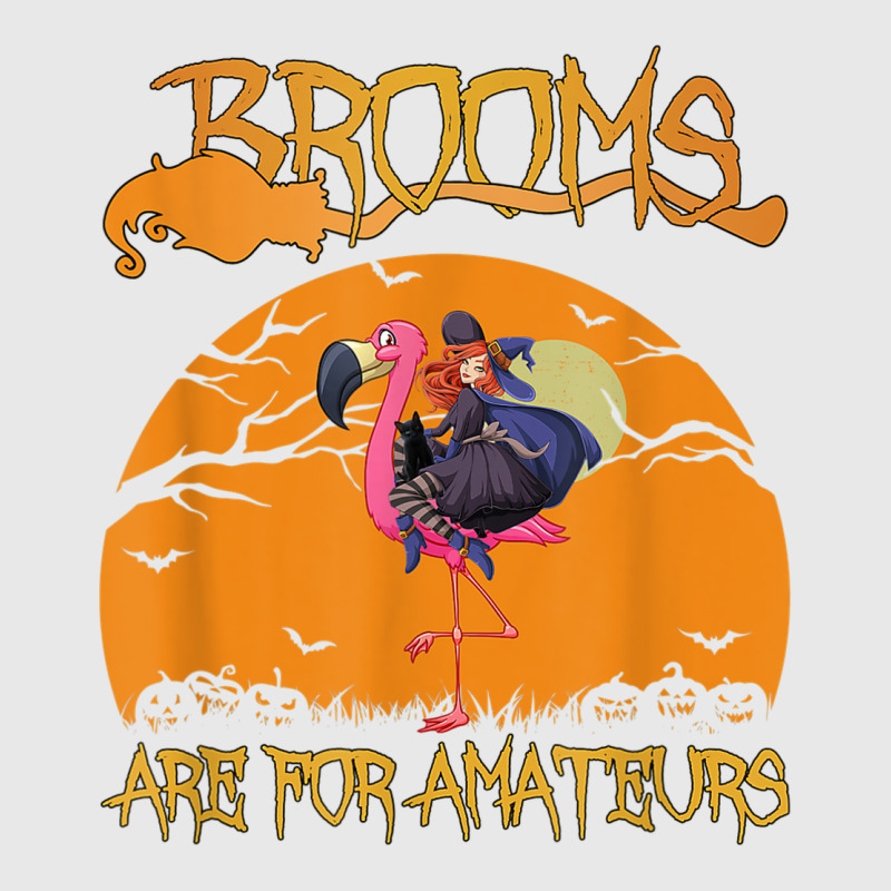 Brooms Are For Amateurs Halloween Witch Riding Flamingo Baseball Cap by Fashology | Artistshot