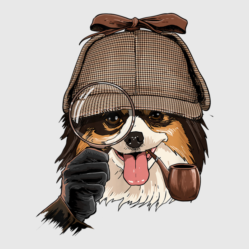 Detective Papillon Spy Investigator Puppy Pet Dog Lover Baseball Cap by Deluxe | Artistshot