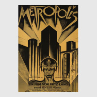 Metropolis Fritz Lang 1926 Vintage Movie Poster Bw Baseball Cap | Artistshot