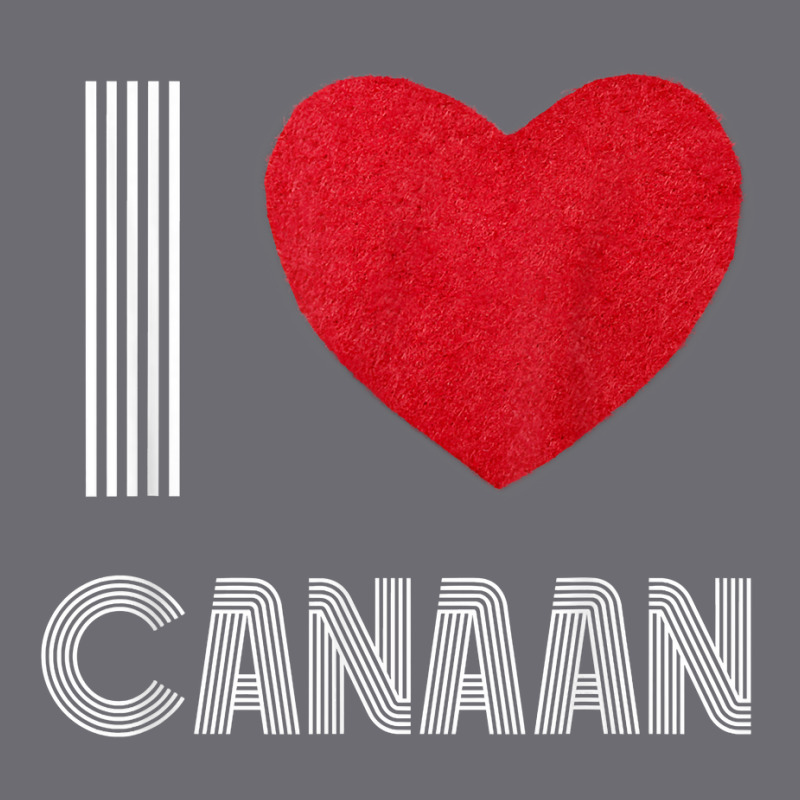 I Love Canaan Boyfriend Heart Vintage Bday Family T Shirt Mesh cap by cm-arts | Artistshot