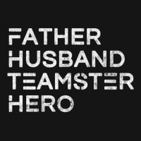 Mens Father Husband Teamster Hero   Inspirational Father T Shirt Mesh Cap | Artistshot