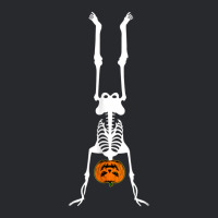 Skeleton Pumpkin Handstand Gymnastics Halloween Trucker Cap | Artistshot