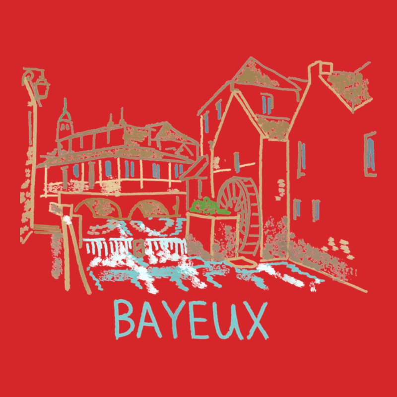 Bayeux France Unique Hand Drawn Art Gift Men Women Trucker Cap by cm-arts | Artistshot