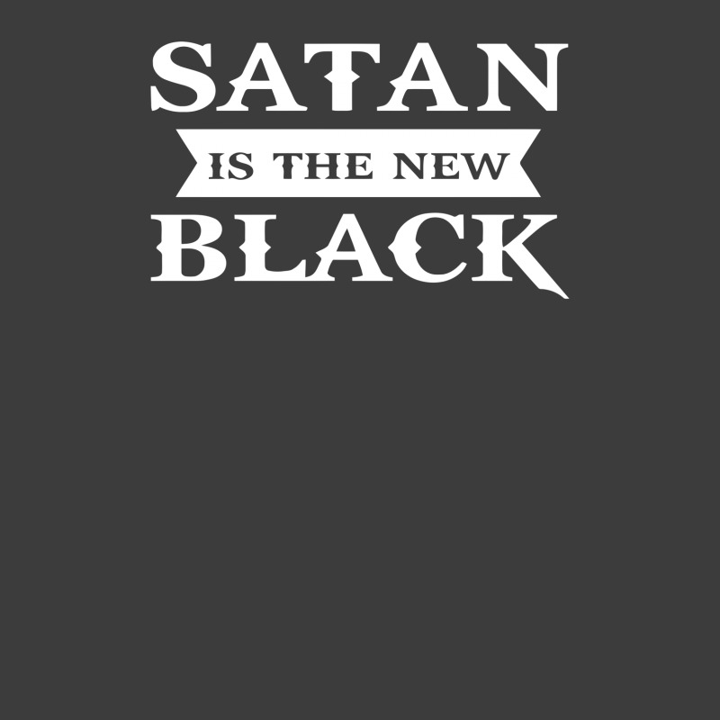 Satan Is The New Black Funny Men's Polo Shirt by erishirt | Artistshot