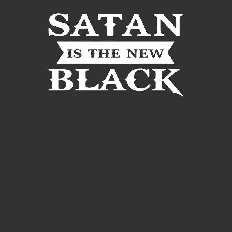 Satan Is The New Black Funny Vintage Short by erishirt | Artistshot