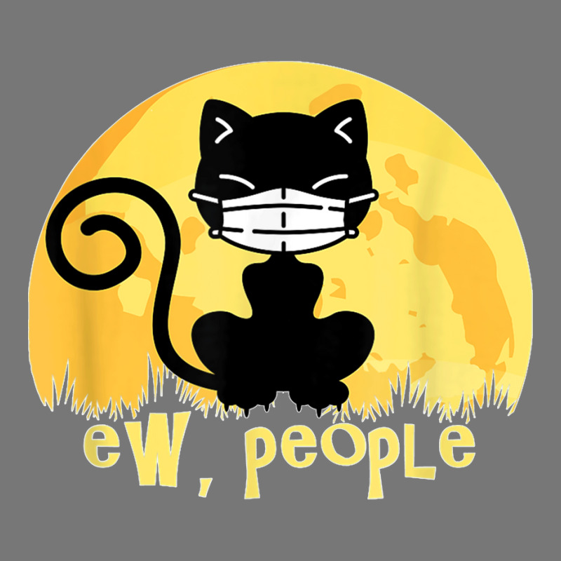 Funny Ew People Cat Black Cat Moon Cat Cat With Mask Camo Snapback by MICHAELFRANCISSMITH | Artistshot