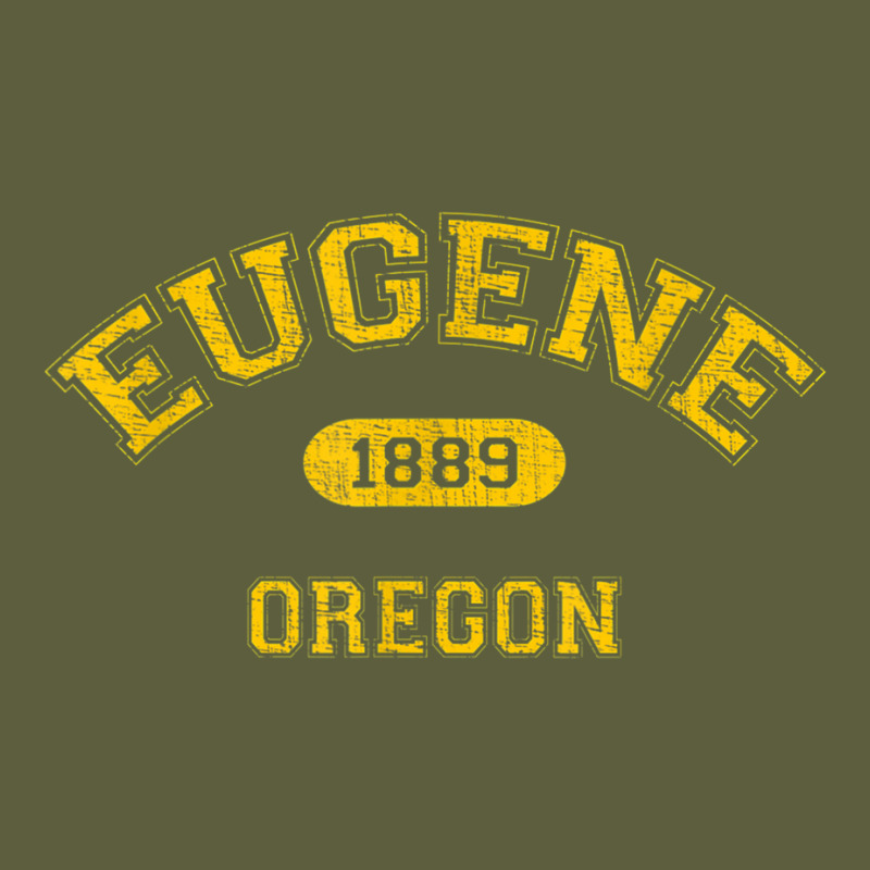 Retro College Style Eugene, Oregon 1889 T Shirt Camo Snapback by cm-arts | Artistshot