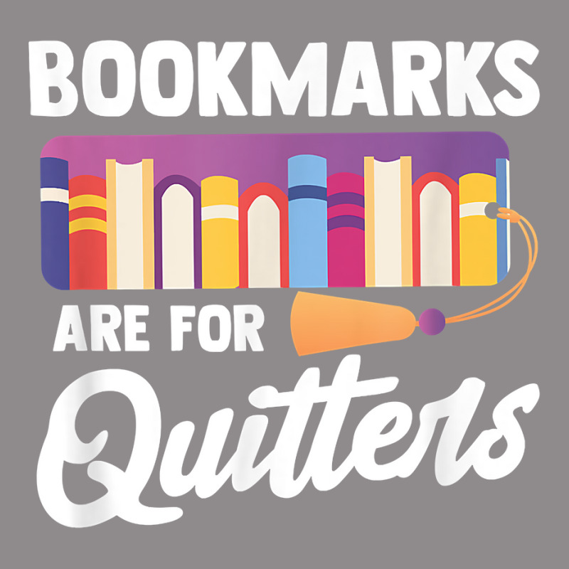 Bookmarks Are For Quitters Funny Reading Librarian Bookworm Flat Bill Snapback Cap by BlancaJanet | Artistshot