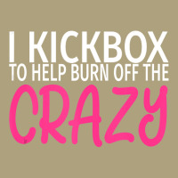 I Kickbox To Burn Off The Crazy  Kickboxing Flat Bill Snapback Cap | Artistshot