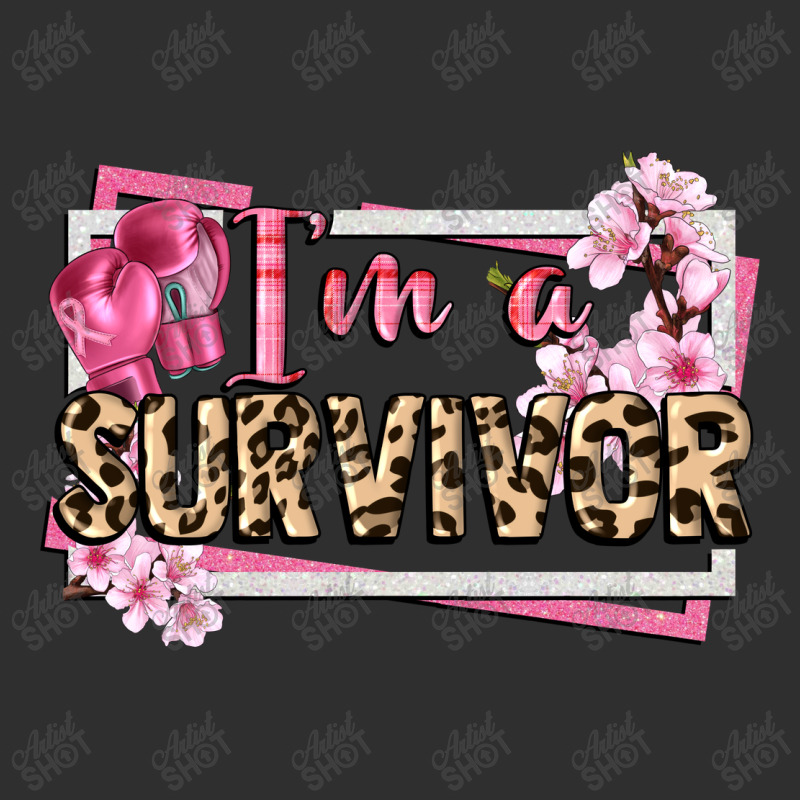 Im A Survivor Cancer Awareness Round Leatherette Patch | Artistshot