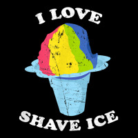 I Love Shave Ice Hawaii Rainbow Shaved Ice T Shirt Men's Long Sleeve Pajama Set | Artistshot