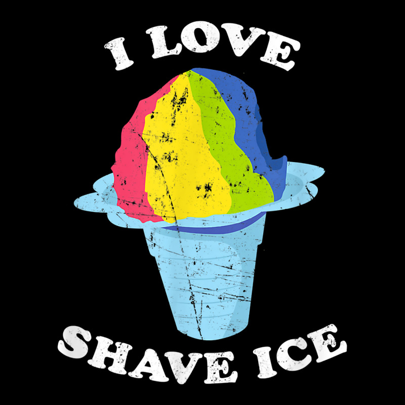 I Love Shave Ice Hawaii Rainbow Shaved Ice T Shirt Men's Long Sleeve Pajama Set | Artistshot