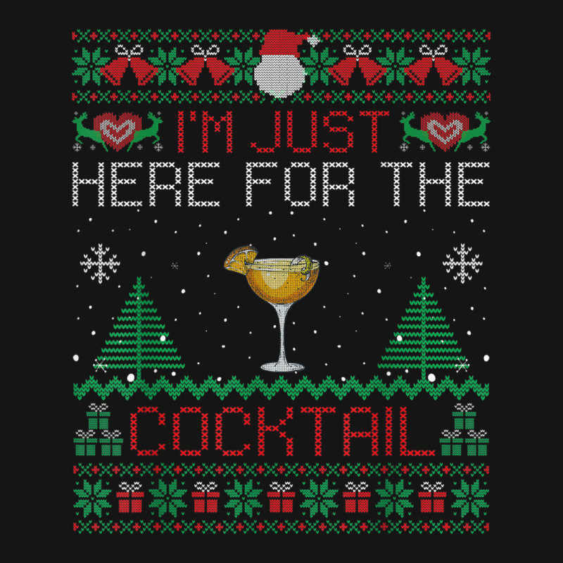 Sidecar Cocktail Christmas Sweater Sidecar Ugly Xmas Mesh cap by Queenie | Artistshot