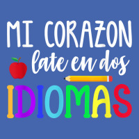 Mi Corazon Late En Dos Idiomas Bilingual T Shirt Mesh Cap | Artistshot