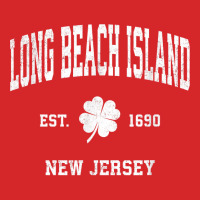 Long Beach Island New Jersey Vintage Shamrock Sports Trucker Cap | Artistshot