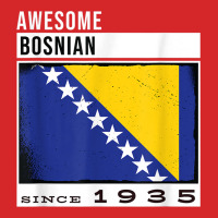 Awesome Bosnian Since 1935   Bosnian 87th Birthday Trucker Cap | Artistshot